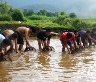 Enjoying a day as true peasant on outskirts of Hanoi