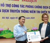 UNDP donates more robots to help protect Vietnam’s frontline health workers against Covid-19