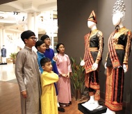 ASEAN traditional costumes displayed at exhibition in Hanoi