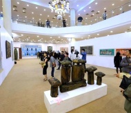 Exhibition resumes 5-year creation of Vietnamese fine arts