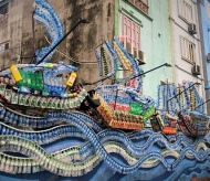 Landfill turned into a street of art