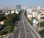 Final touches on Hanoi’s elevated ring road and Truong Chinh street