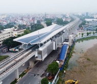 Close-up of first TBM for Hanoi's subway drilling