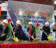 Tho Thap Temple restoration and embellishment project kicked off 