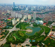 Urban Hanoi from a bird's eye view