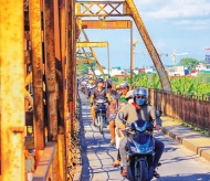 Long Bien Bridge - the iconic French construction in the heart of Hanoi 