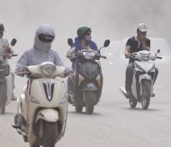 Bad weather worsens air pollution in Hanoi