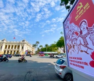 Hanoi colourful to welcome 13th National Party Congress