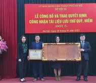 Hanoi: 1,576 precious ordinations are recognized as city’s treasures