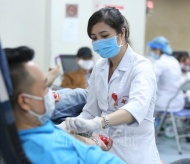 Hanoi expects to receive 1,500 blood units from donors in February