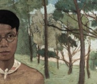 A self-portrait of painter Le Pho auctioned for one million dollars