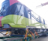 The fourth train of Hanoi Metro Railway arrives in Vietnam