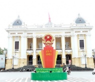 Streets of Hanoi brightened up to welcome the national election