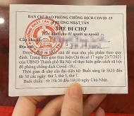 Hanoi distributes shopping stamps to avoid gathering in wet market