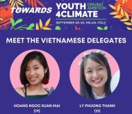 [Efforts against pollution] Vietnamese youth joins world climate actions 