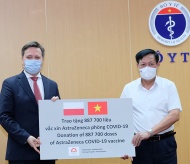 Vietnam receives 4 million vaccine doses donated by Italy, Poland, South Korea 