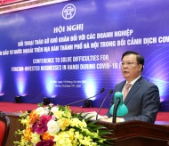 Hanoi initiates dialogue to support foreign businesses amid Covid-19 pandemic