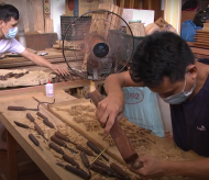 Thuong Mao Carpentry Village busy in peak season