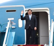 Vietnamese PM visits Japan, being 1st guest of Kishida Fumio