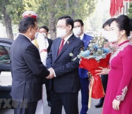 Lao National Assembly Chairman starts three-day visit to Vietnam