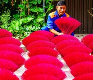 Traditional incense-making villages prepares for Tet