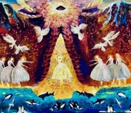 The Dance in Mercy painting on display in Vietnam