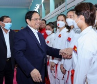 Vietnamese PM checks SEA Games venues  