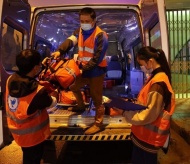 FAS Angel team and spontaneous volunteers on Hanoi streets