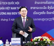 Vietnam, Laos boost construction of road linking two capital cities 