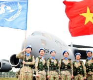 How Vietnam contributes to UN peacekeeping missions over eight years?