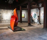 Painting exhibition on oriental culture opens in Hanoi 