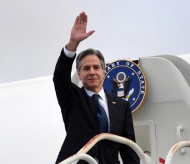 US Secretary of State Antony Blinken lands in Hanoi