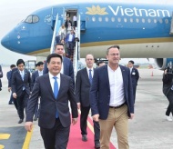 Prime Minister of Luxembourg arrives in Hanoi, beginning official visit to Vietnam