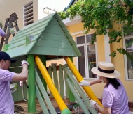 Hanoi builds inclusive playground for children with disabilities