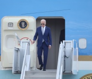 United States President Joe Biden lands in Hanoi