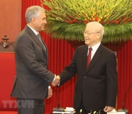 Vietnam's Party chief sees progressive relations with Russia