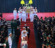 Vietnamese bid farewell to General Seretary Nguyen Phu Trong