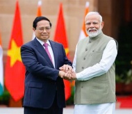 Vietnam, India release joint statement to boost bilateral relations