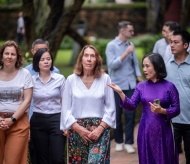 Australia’s Senate President Sue Lines visits Temple of Literature