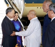 Vietnamese Party Chief and President arrives in Havana for Cuba’s visit