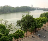 Hanoi plans to restrict polluting vehicles around Hoan Kiem Lake