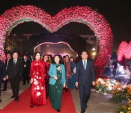 Me Linh Flower Festival kicks off