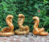 Behold the unique collection of snake lacquer statues