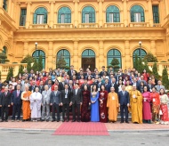 President and spouse join overseas Vietnamese celebrating tradition ahead of Tet