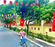 Hanoi promotes urban decorations for Tet