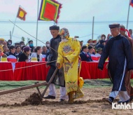 Reenactment of sacred plowing ritual