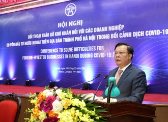 Hanoi initiates dialogue to support foreign businesses amid Covid-19 pandemic