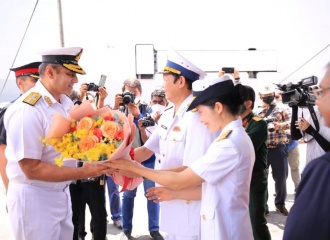 India naval ships visit Vietnam 