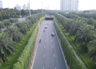 Hanoi's greenery underpass cool down the heat of Summer