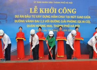 Hanoi kicks off US$32.6 million underpass construction at busy intersection